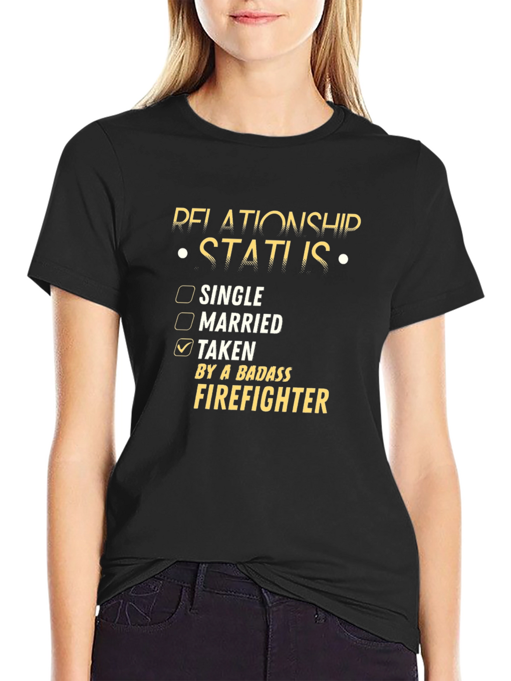 Taken By a Badass Firefighter T-Shirt