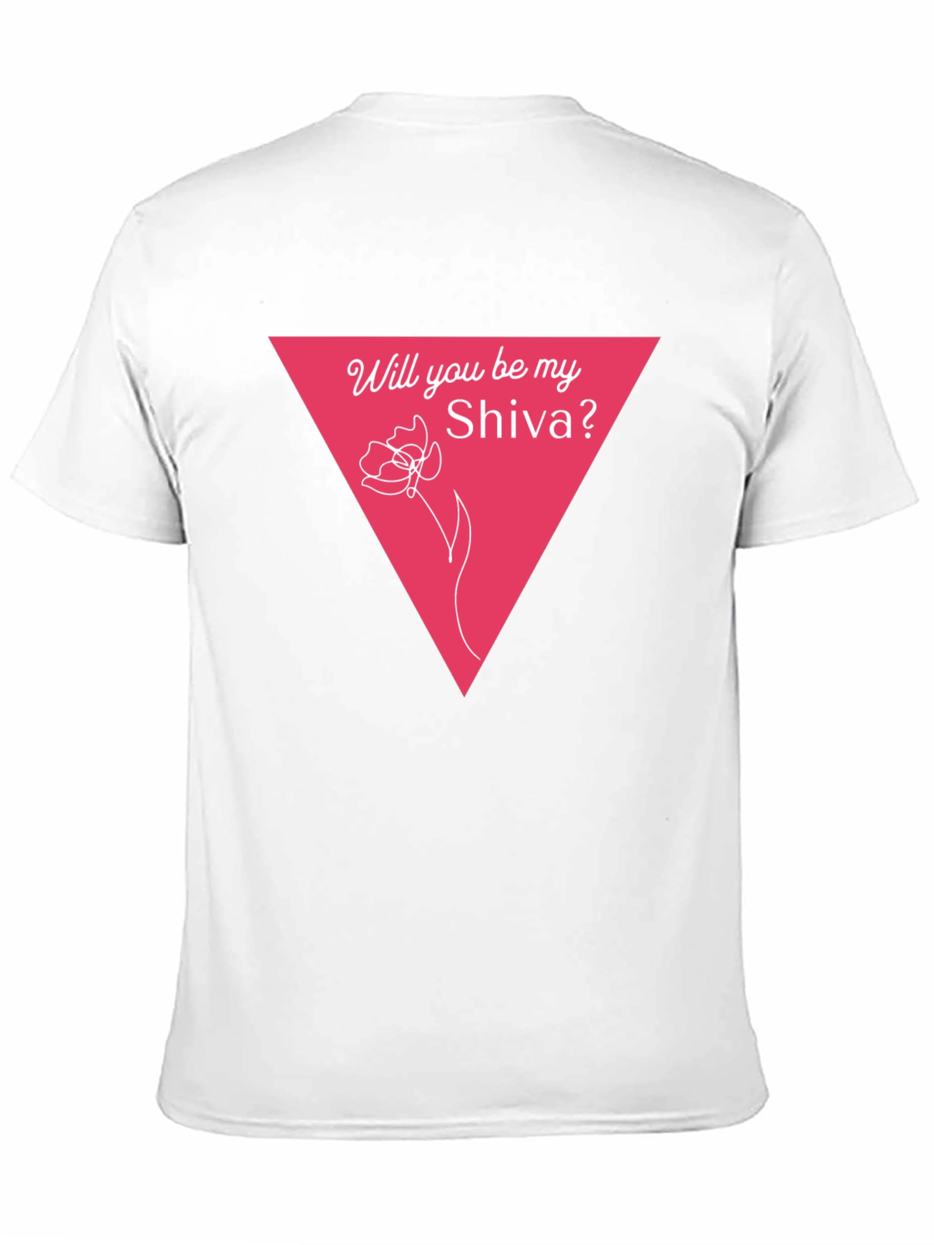 Will You Be My Shiva? Black Graphic Tee