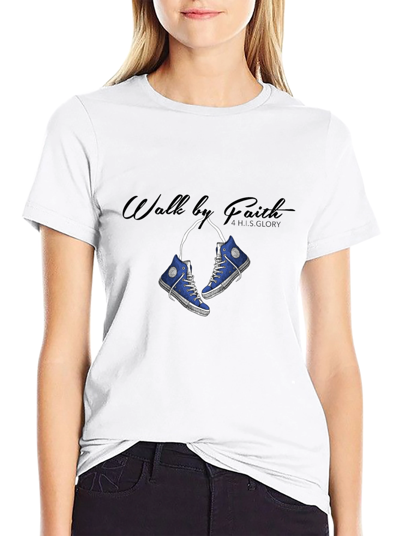 Walk by Faith T-Shirt - Stylish Christian Apparel