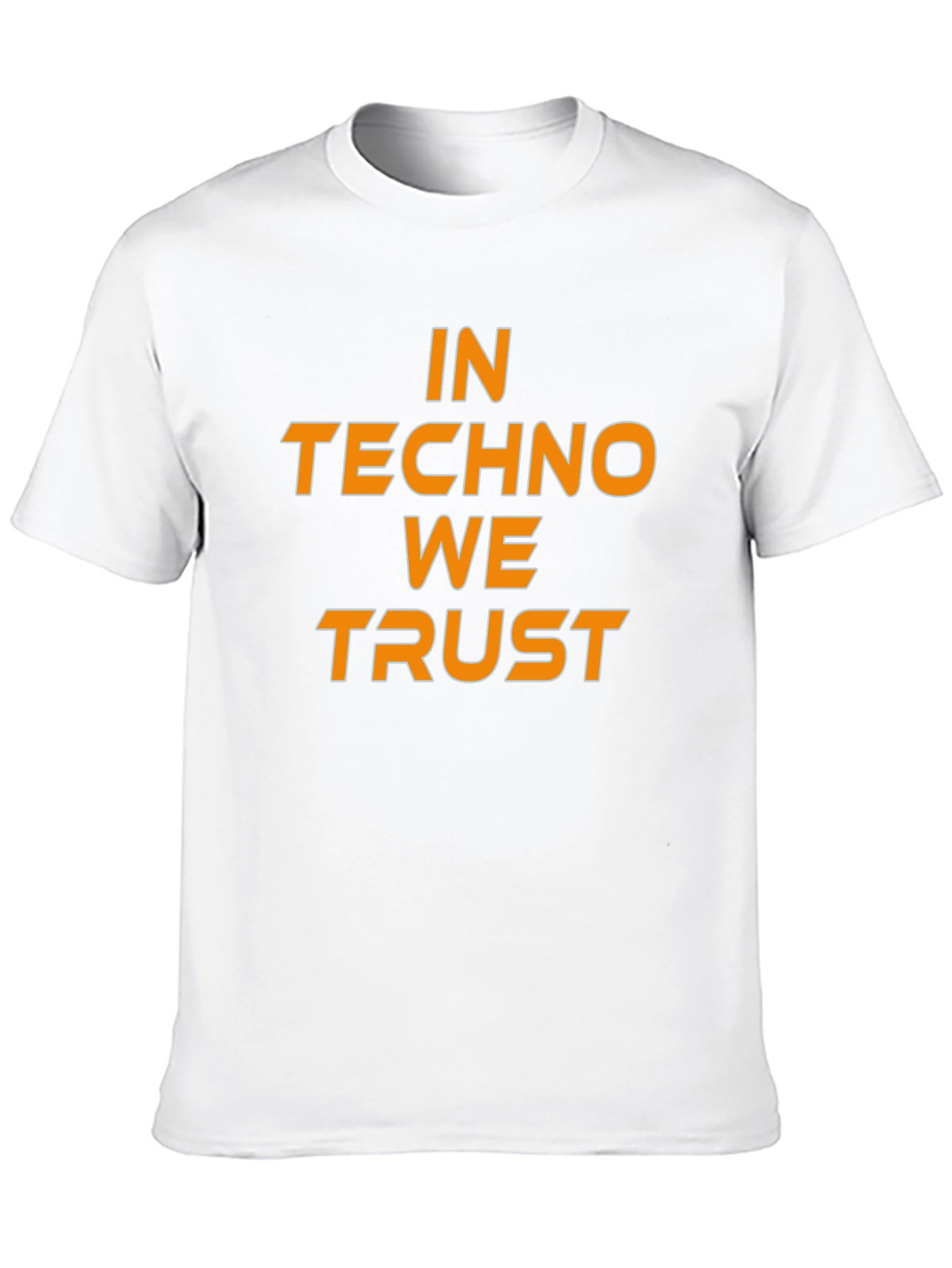 In Techno We Trust Black T-Shirt