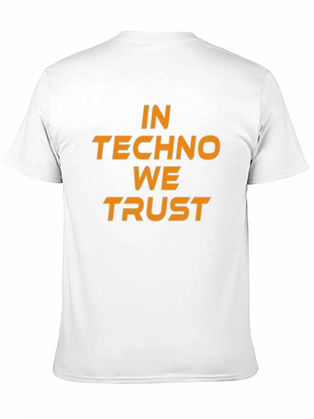 In Techno We Trust Black T-Shirt
