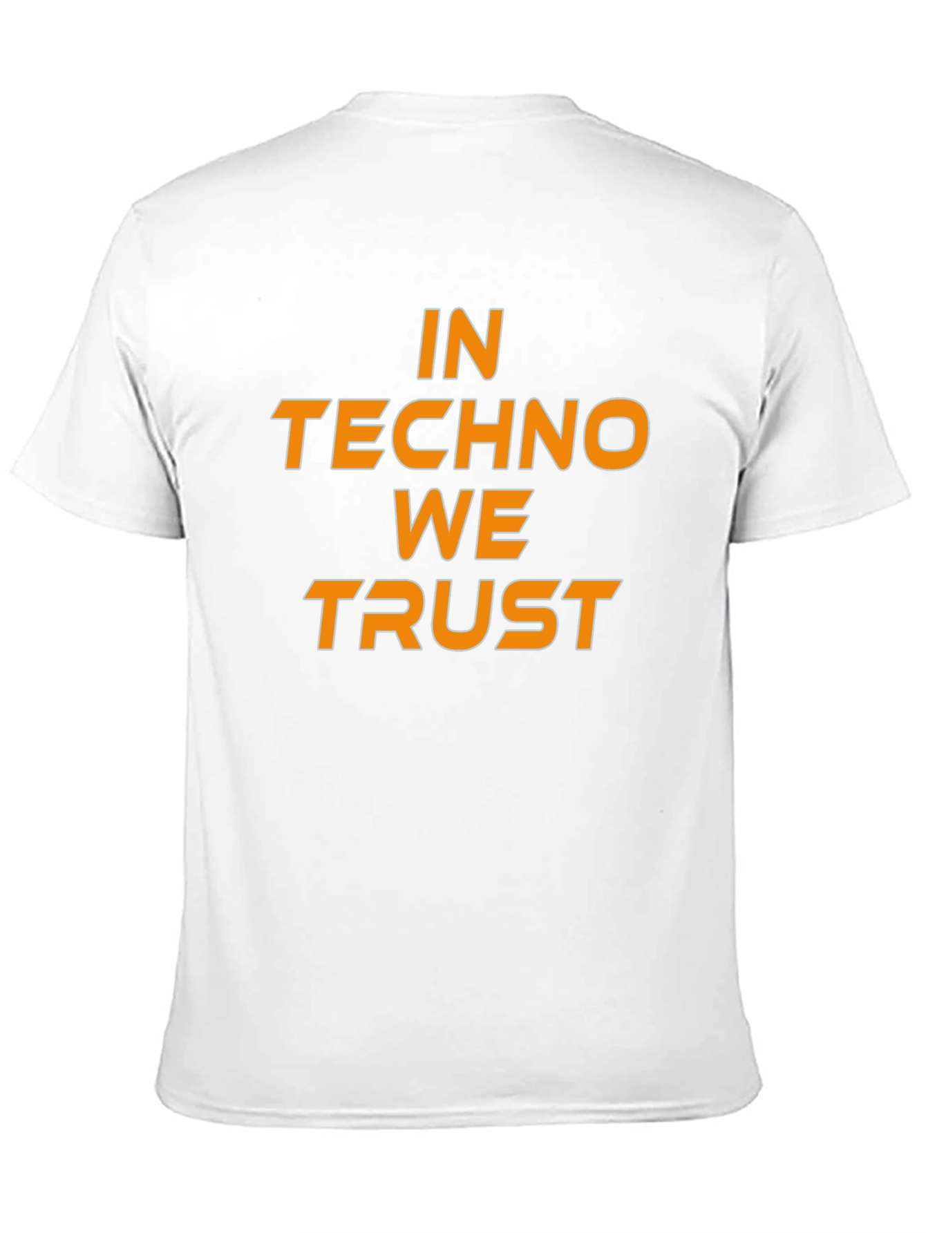 In Techno We Trust Black T-Shirt