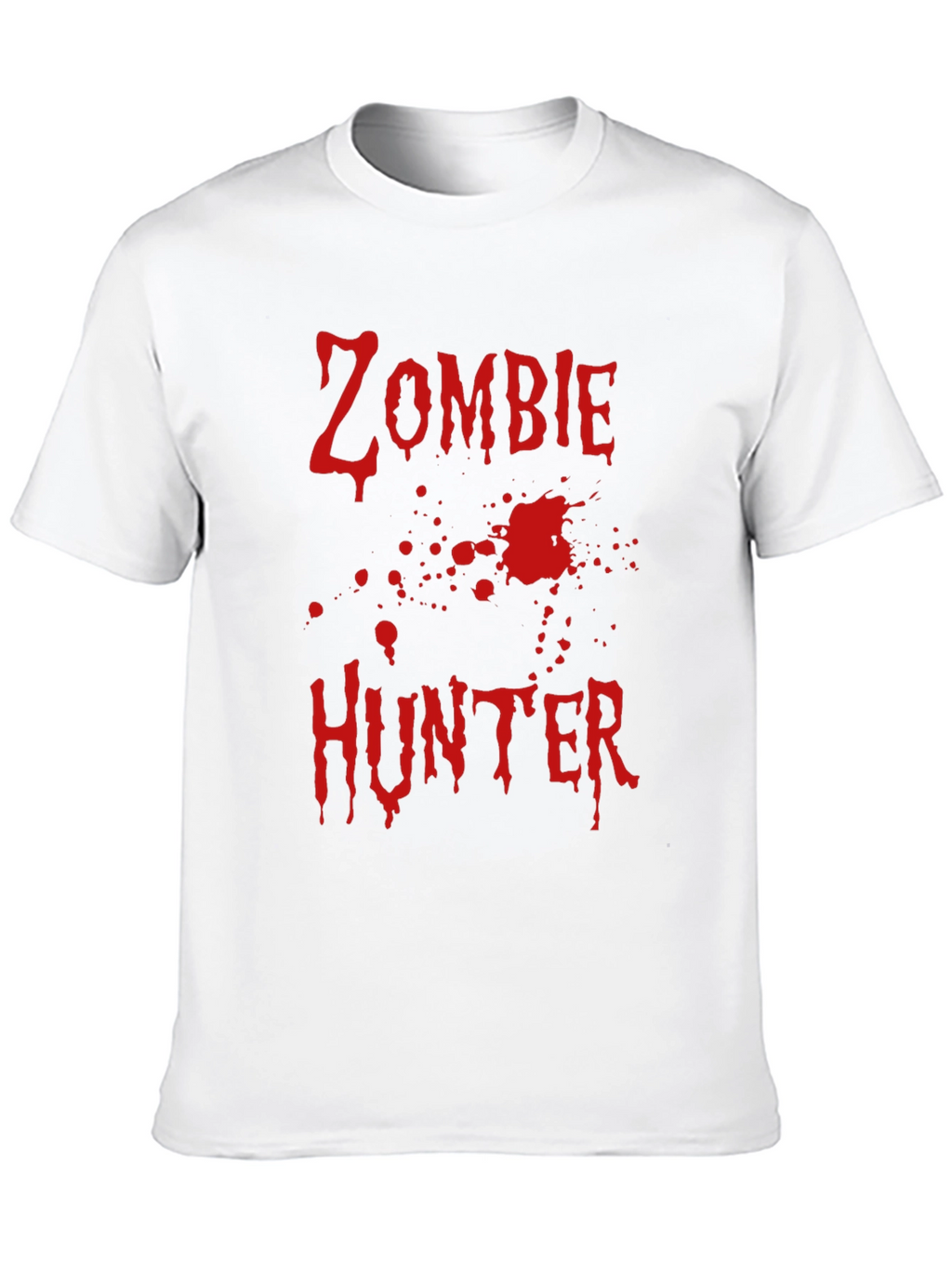 Zombie Hunter T-Shirt - Black Cotton Graphic Tee