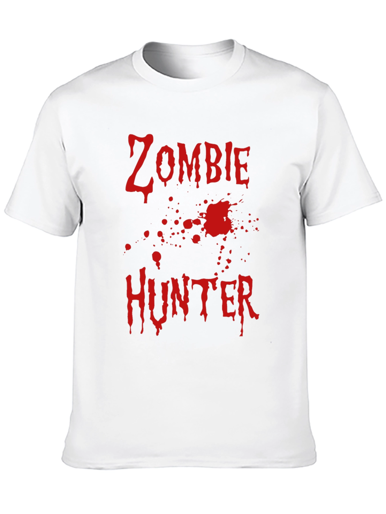 Zombie Hunter T-Shirt - Black Cotton Graphic Tee