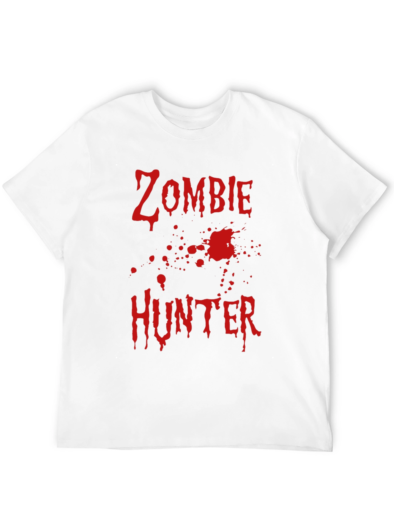 Zombie Hunter T-Shirt - Black Cotton Graphic Tee