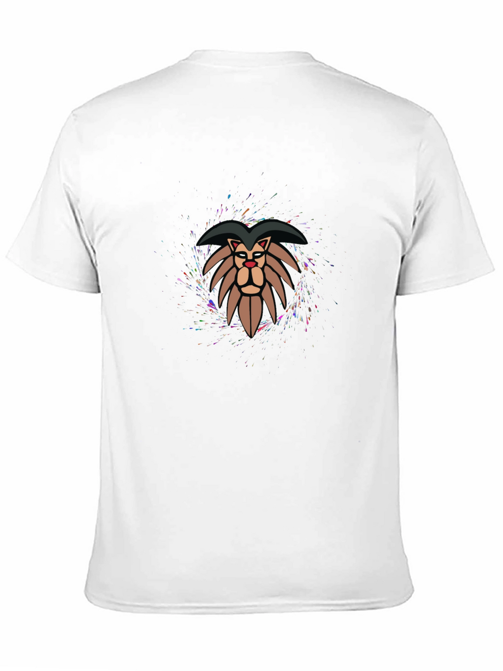 Lion Graphic Print Tee - Stylish Mens Black T-Shirt