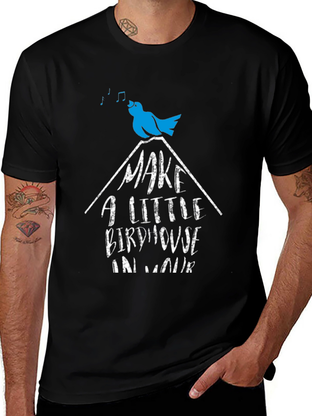 Birdhouse T-Shirt - Graphic Tee for Nature Lovers