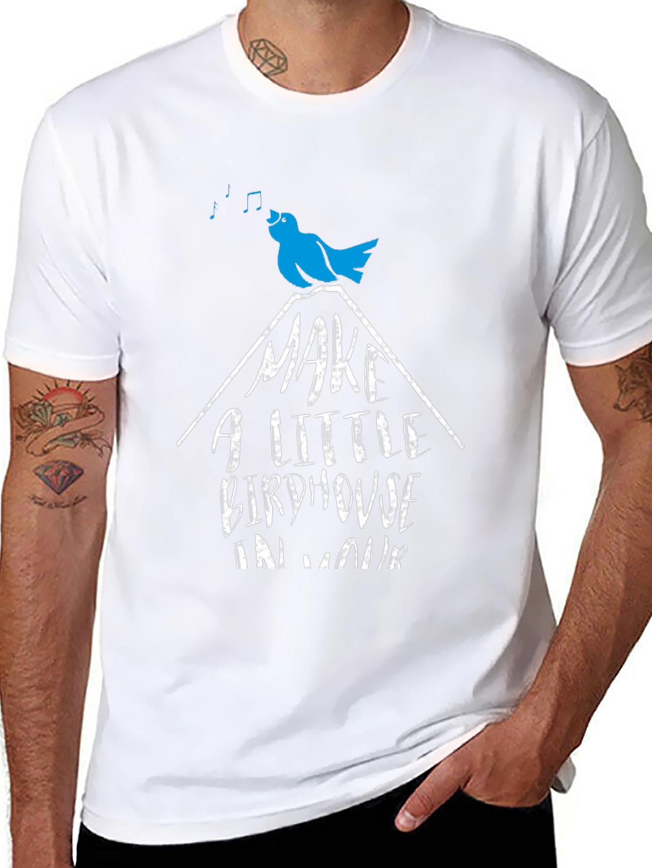 Birdhouse T-Shirt - Graphic Tee for Nature Lovers