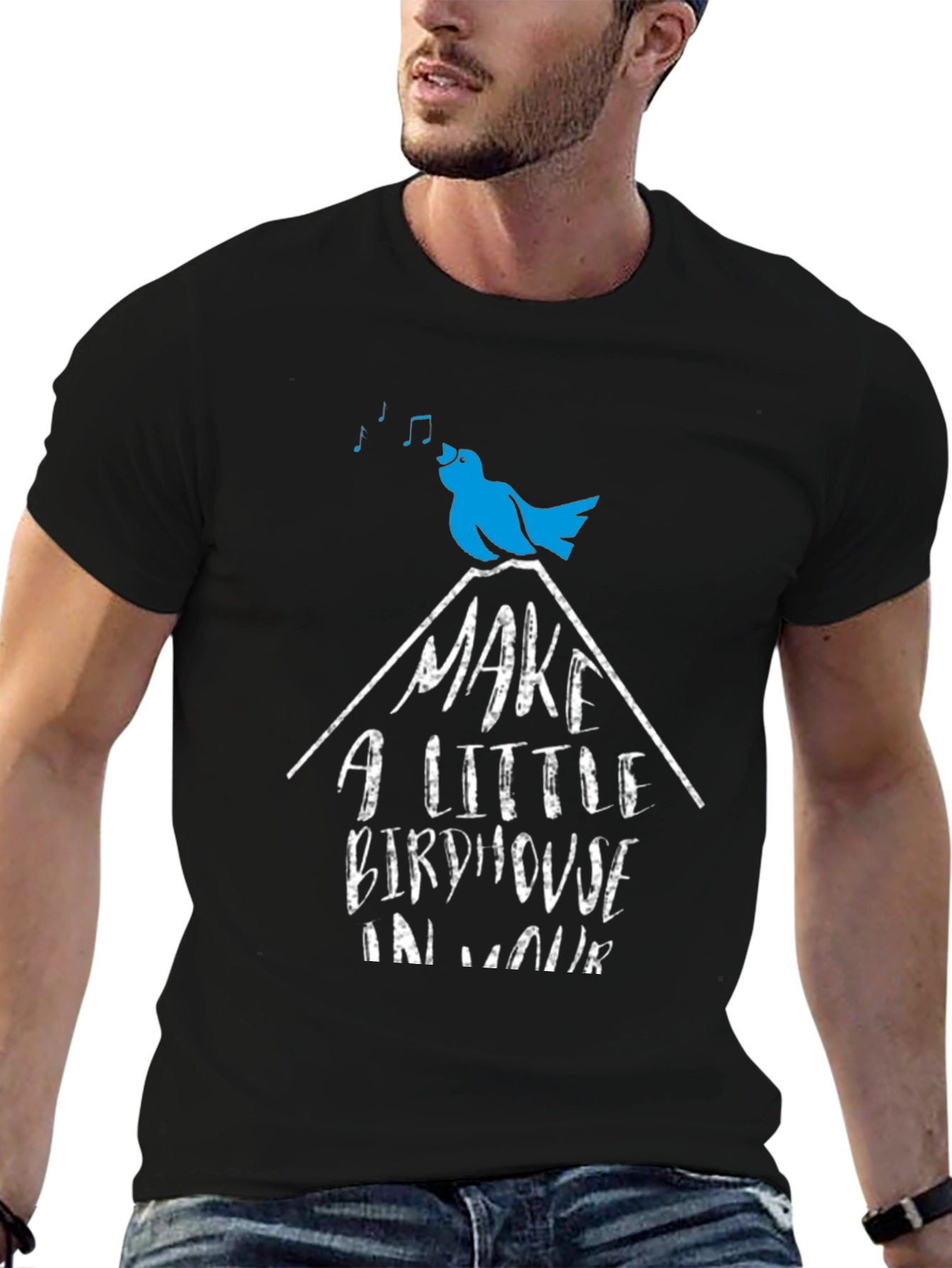 Birdhouse T-Shirt - Graphic Tee for Nature Lovers