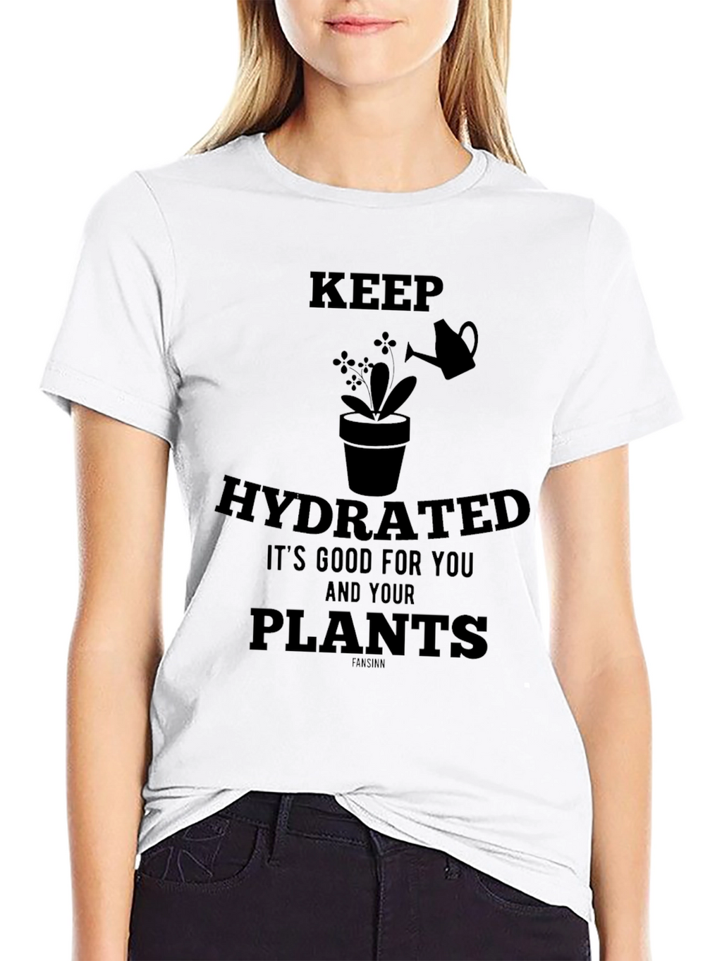 Keep Hydrated Plants Graphic T-Shirt