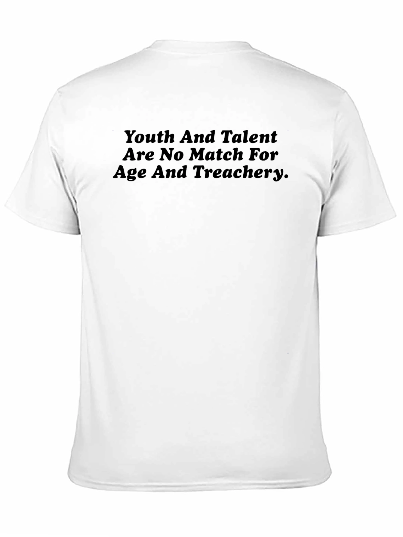 Youth and Talent Graphic Tee - Black Crewneck Shirt