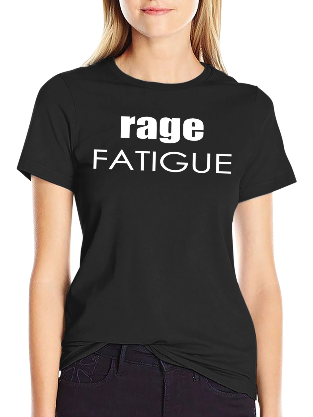 Rage Fatigue Graphic T-Shirt - Casual Cotton Tee