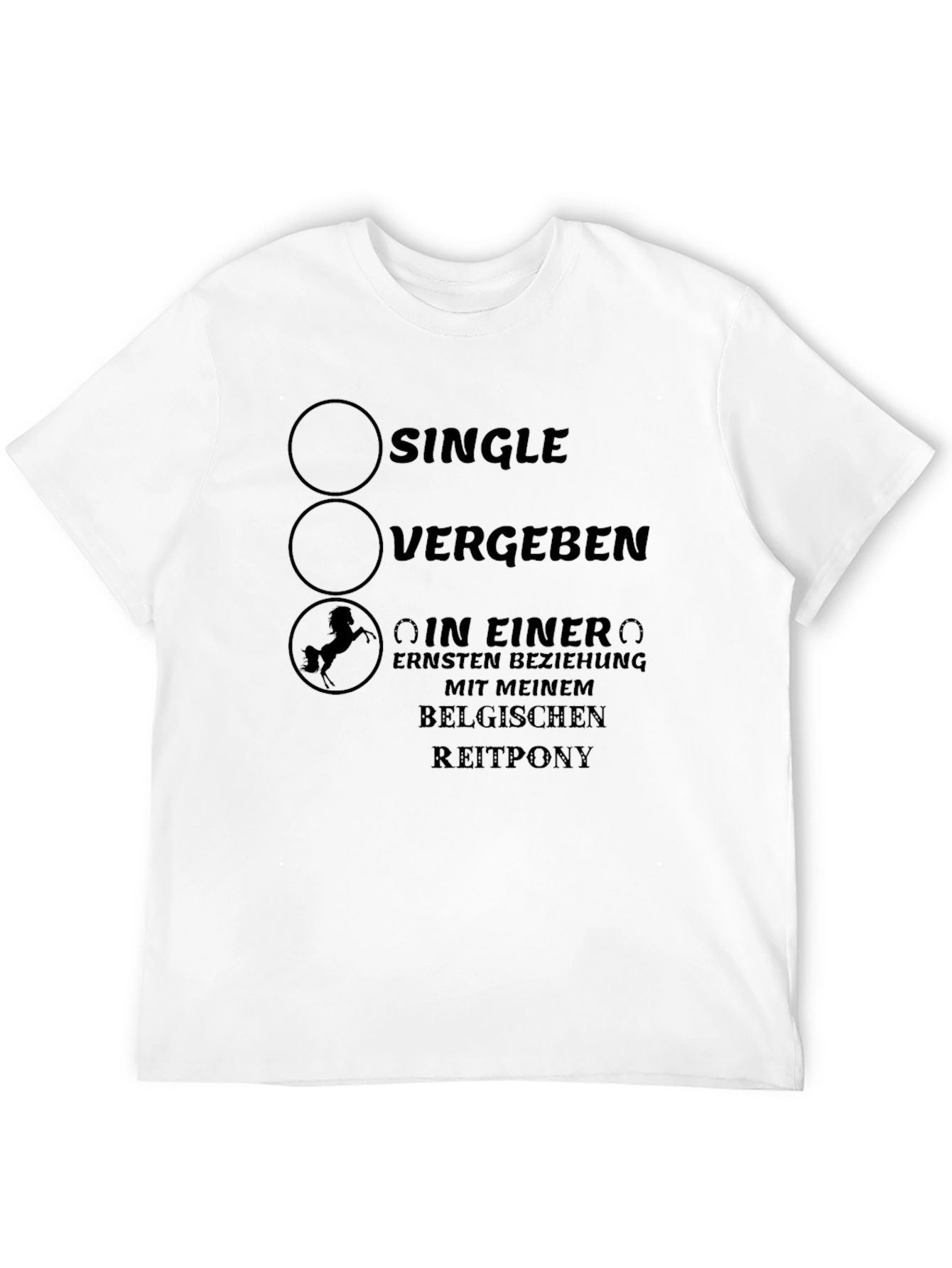 Belgian Riding Pony Relationship T-Shirt
