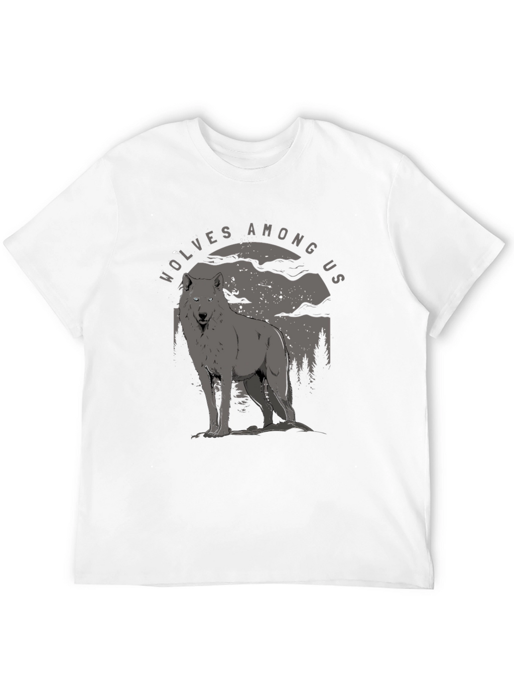 Wolves Among Us Graphic Tee - Midnight Howl T-Shirt