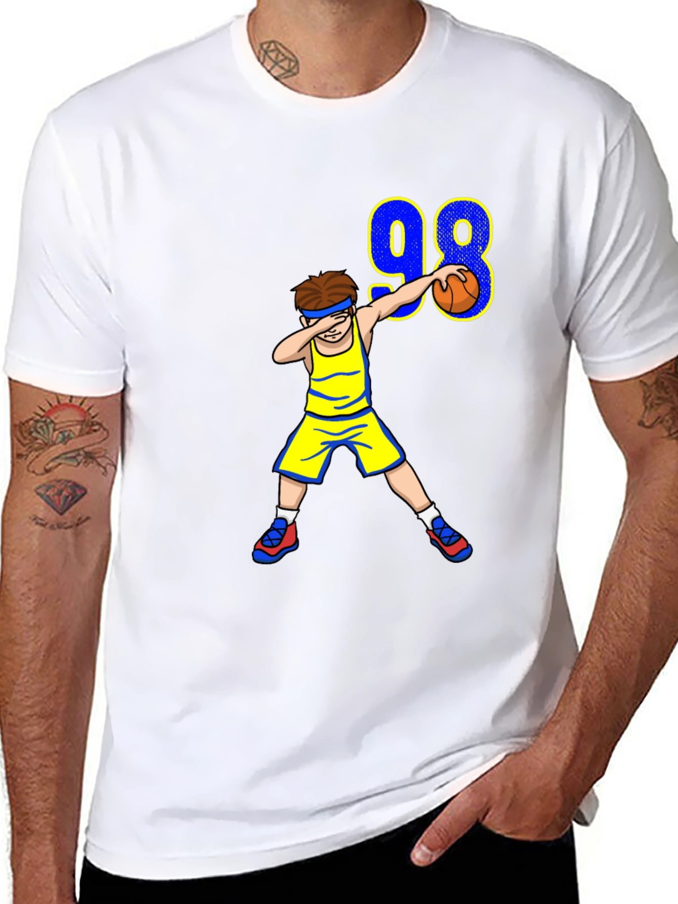 Basketball Dab T-Shirt: Cool Sports Style