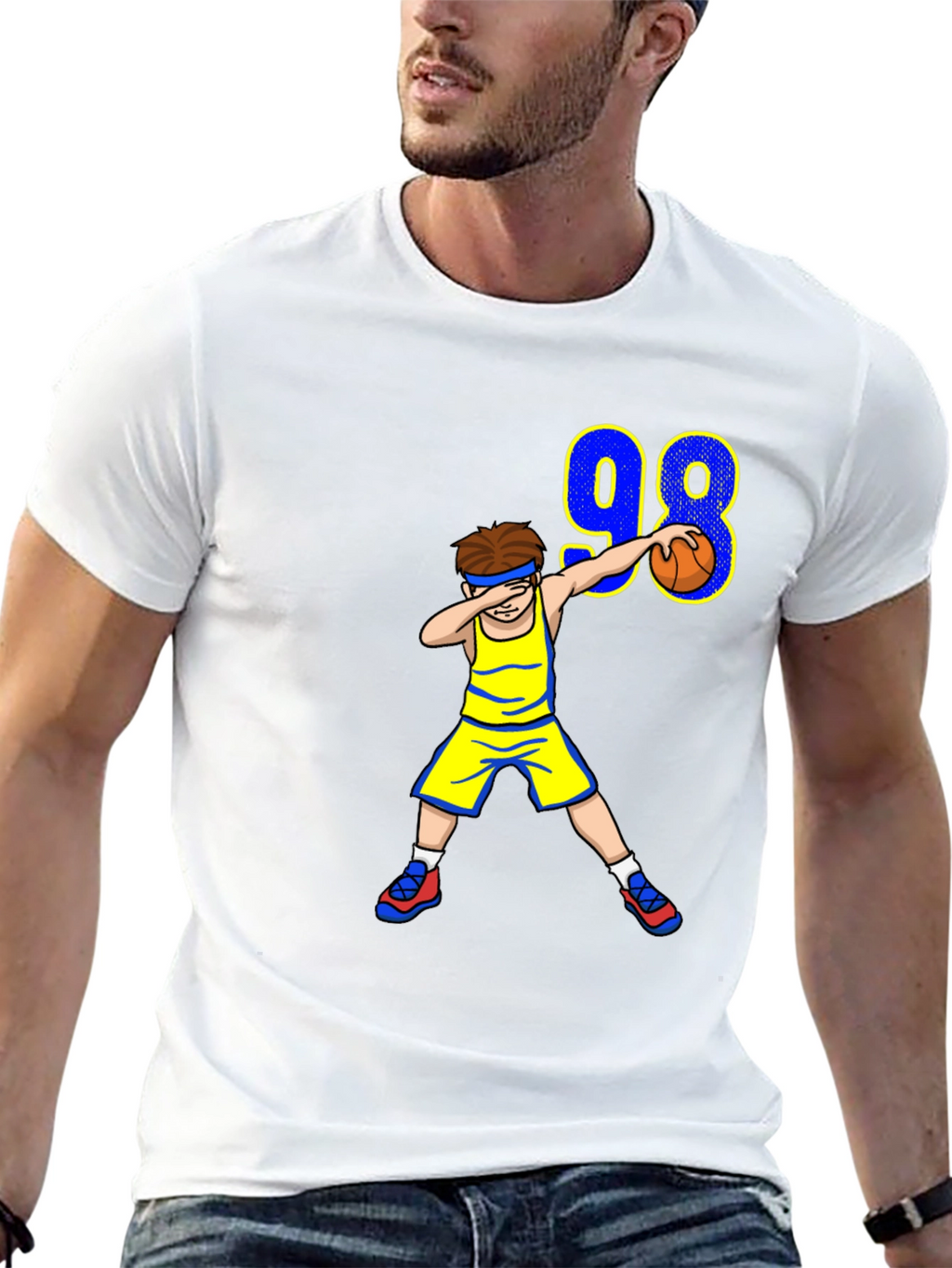 Basketball Dab T-Shirt: Cool Sports Style