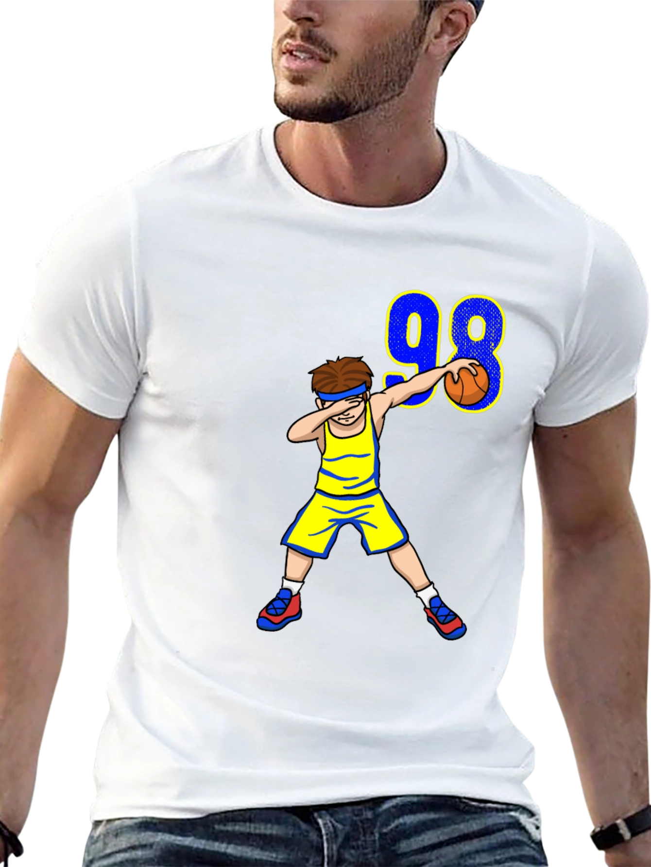 Basketball Dab T-Shirt: Cool Sports Style