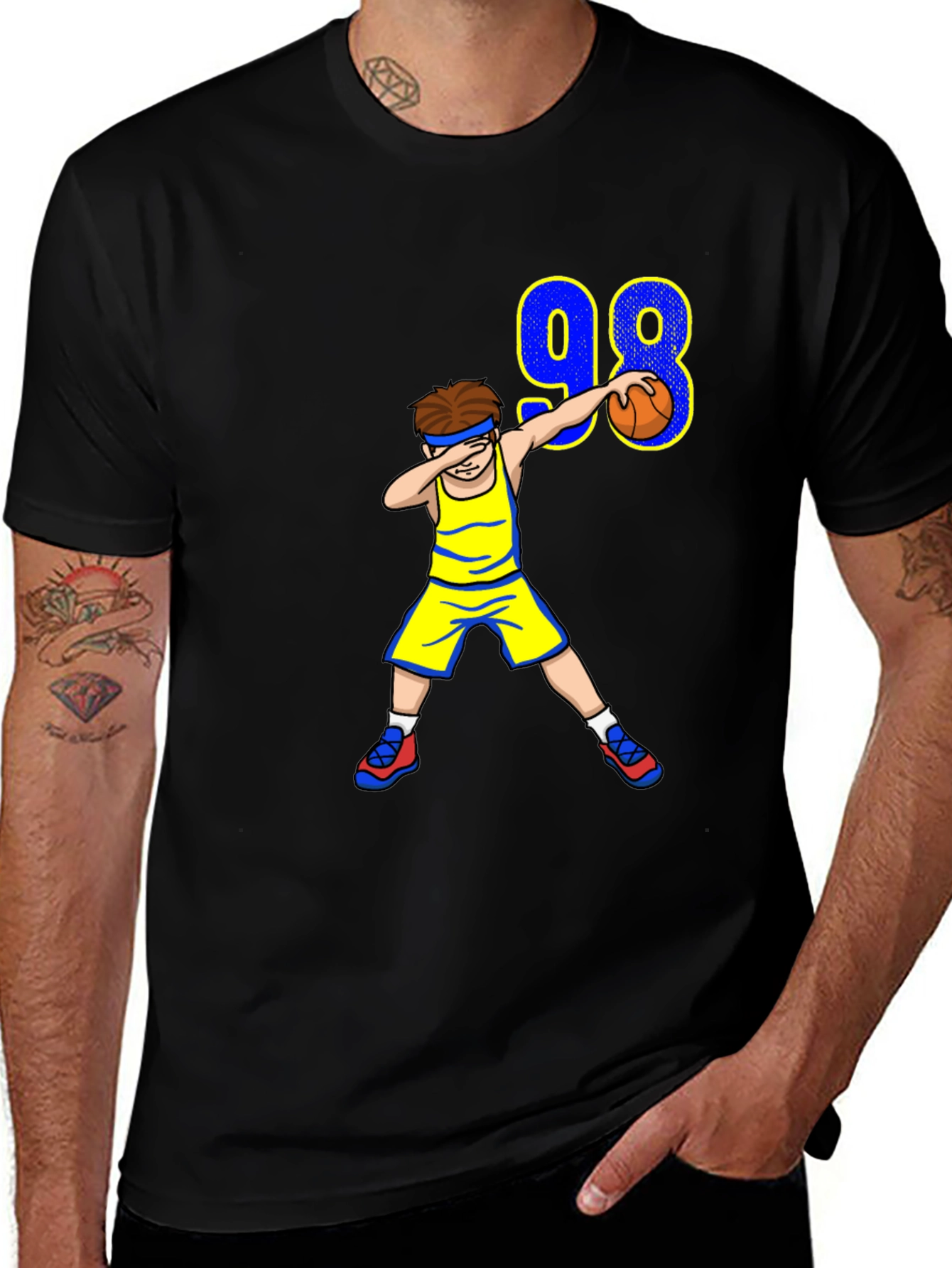 Basketball Dab T-Shirt: Cool Sports Style