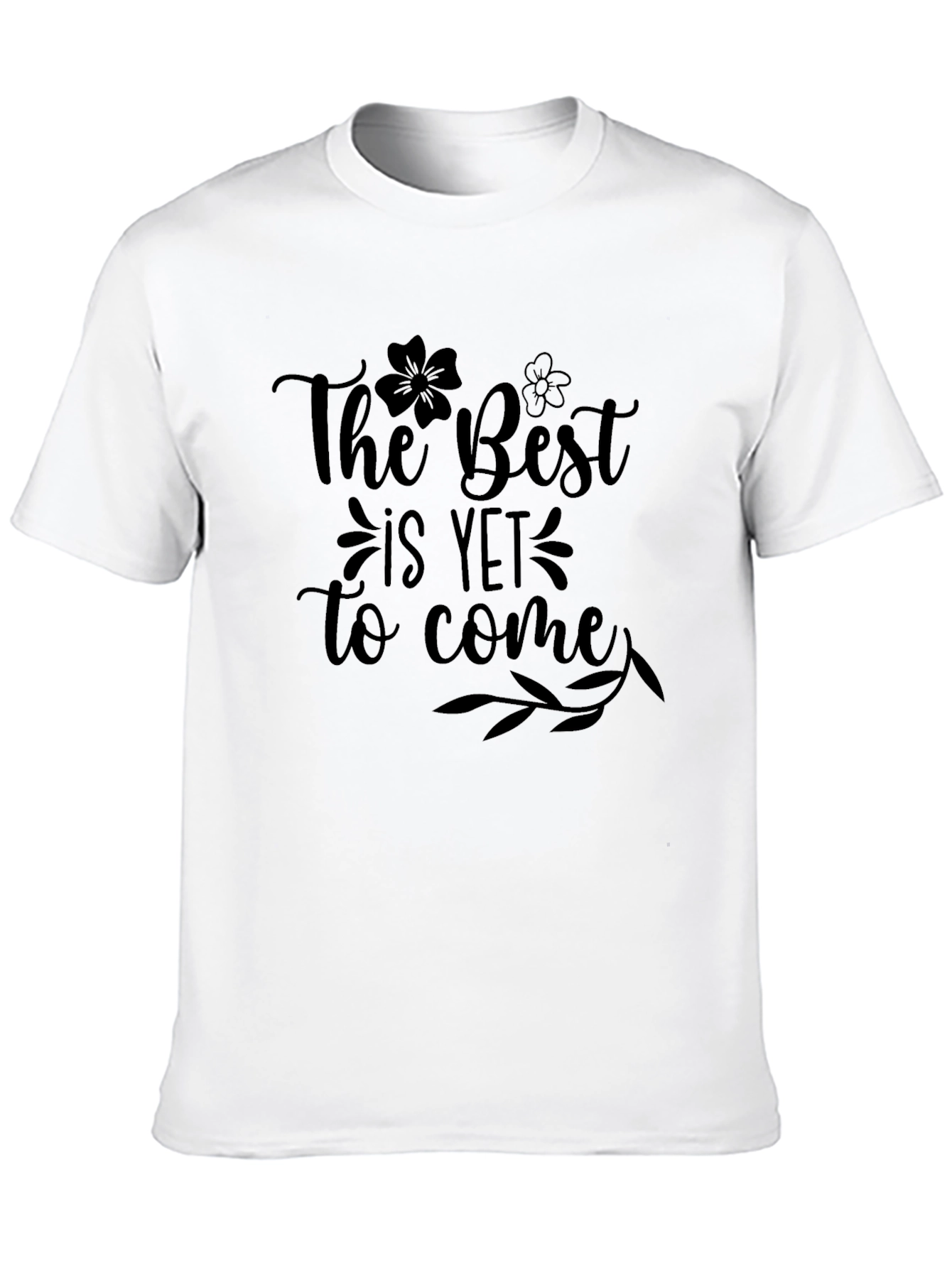 The Best is Yet to Come Black Graphic Tee