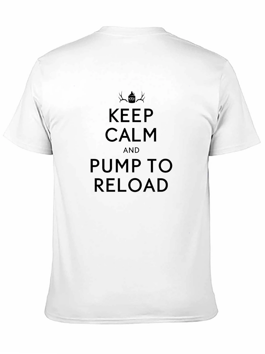 Keep Calm Pump To Reload Graphic Tee