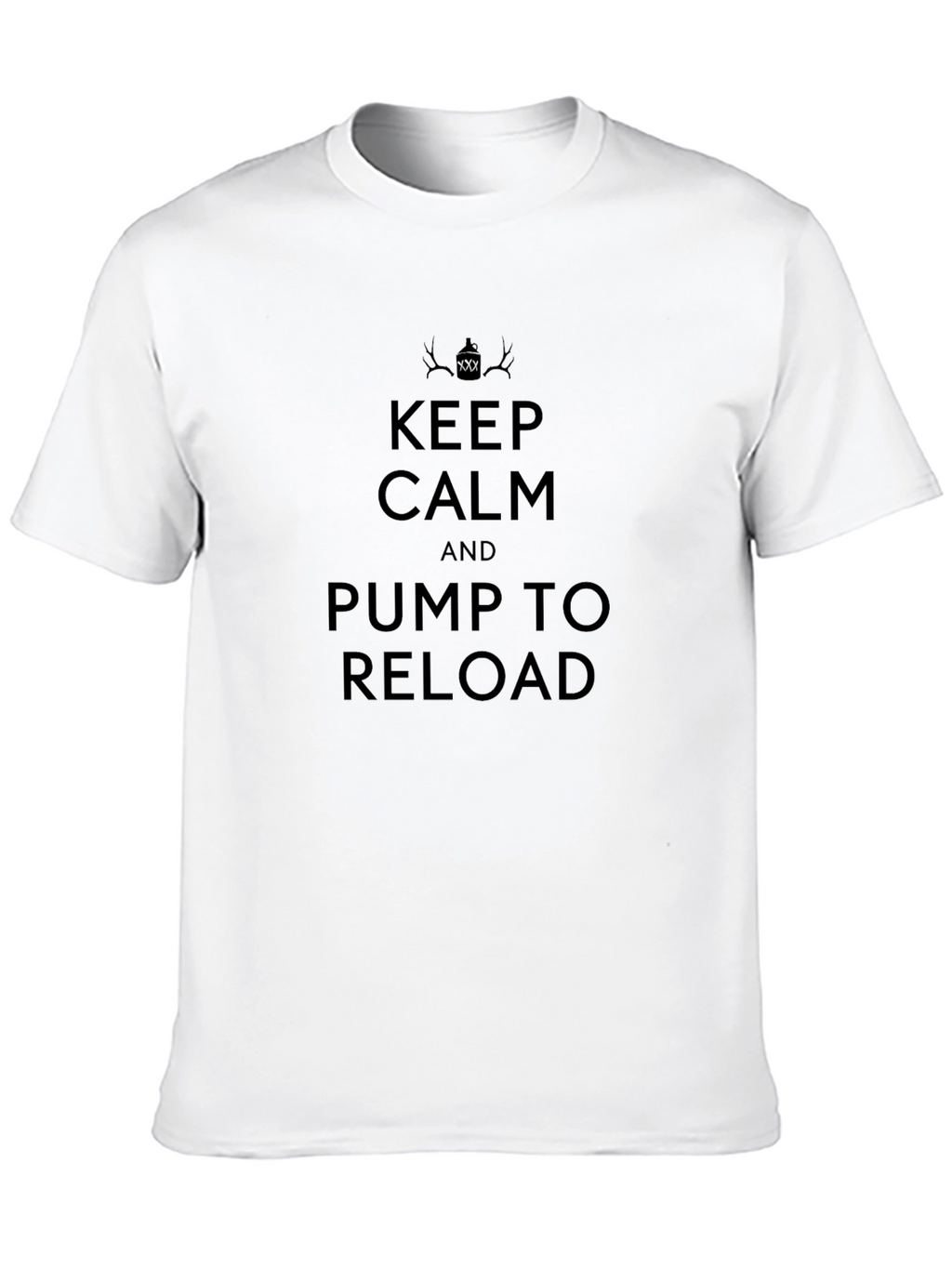 Keep Calm Pump To Reload Graphic Tee
