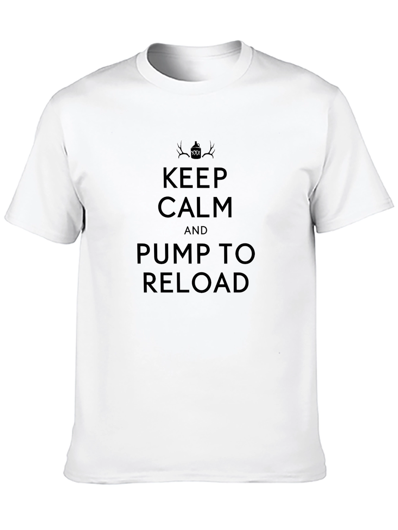 Keep Calm Pump To Reload Graphic Tee