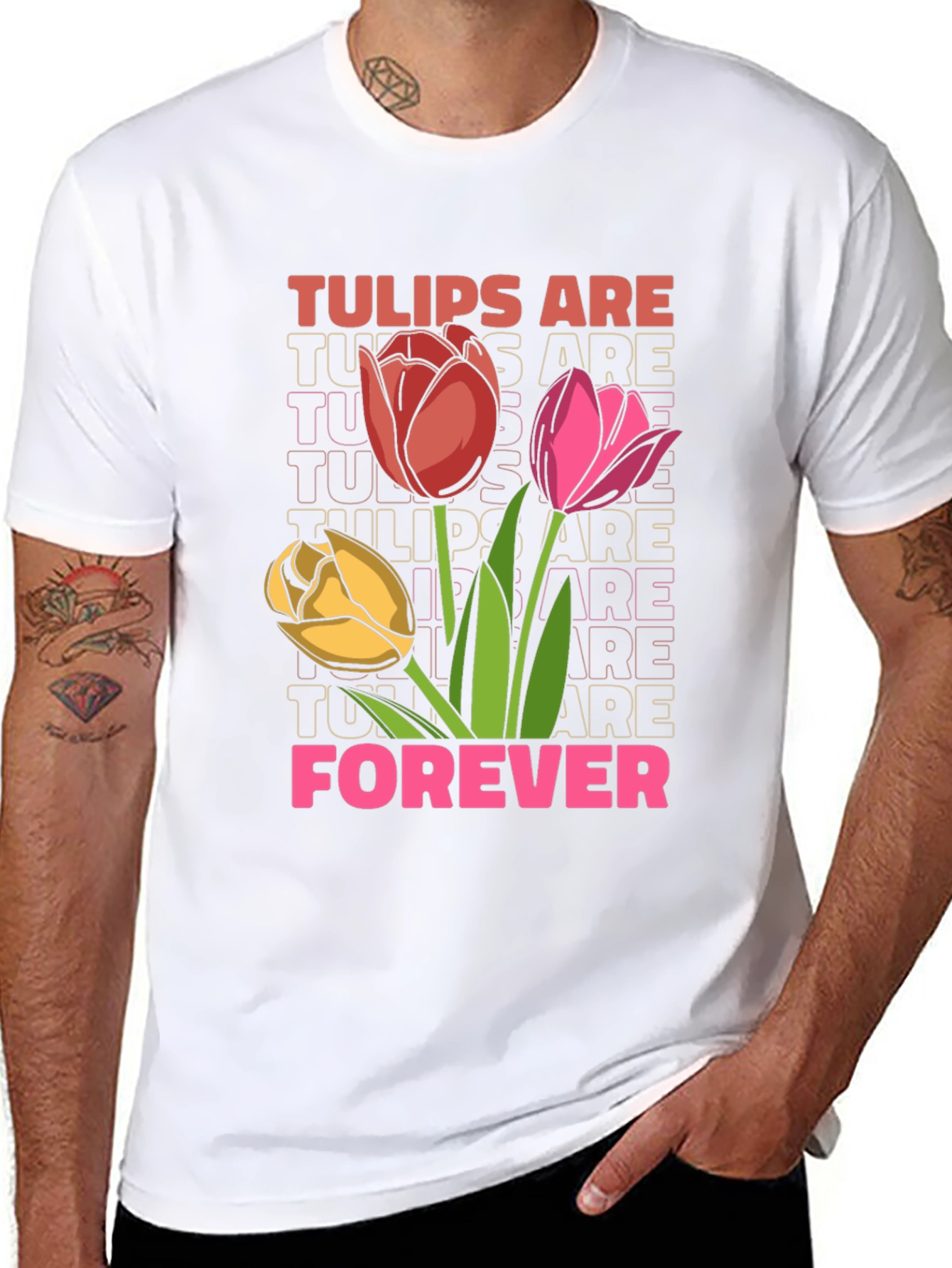 Tulips Are Forever Graphic Tee