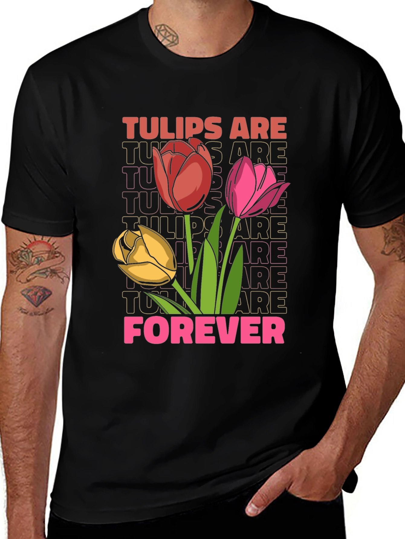 Tulips Are Forever Graphic Tee