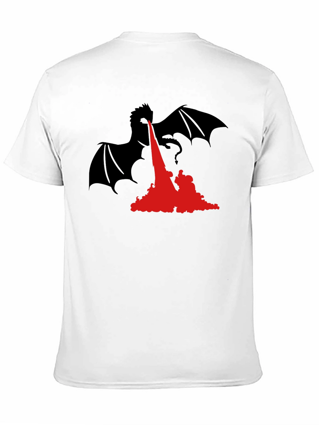 Dragon Fire T-Shirt - Black Graphic Tee