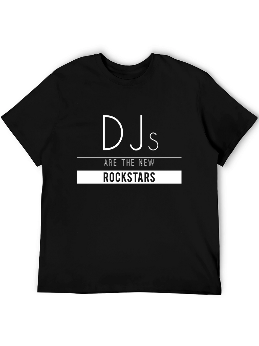 DJs Are The New Rockstars Black Graphic Tee