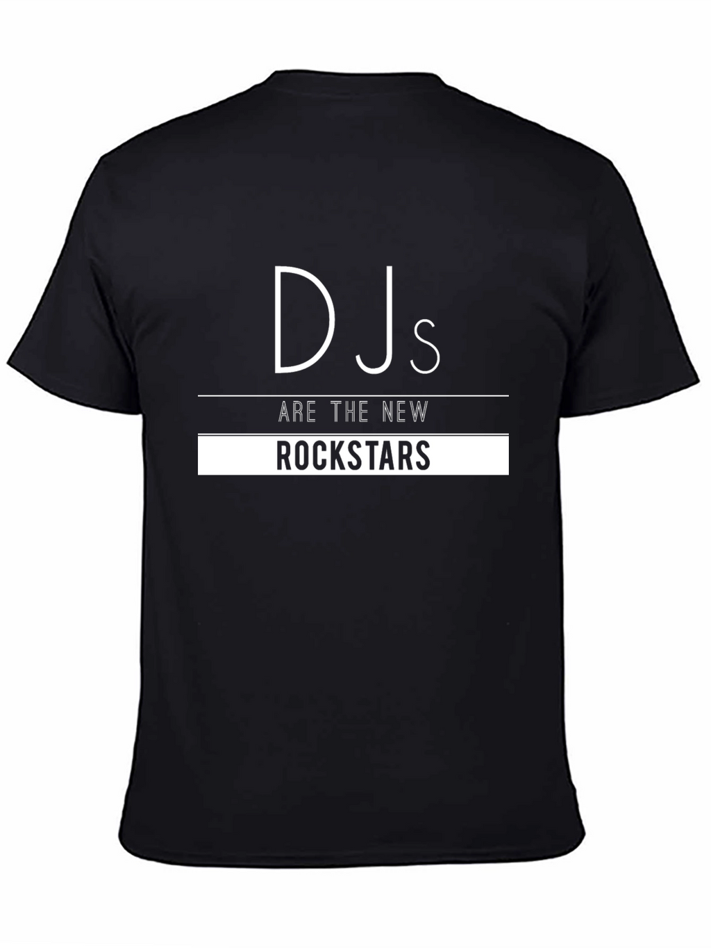DJs Are The New Rockstars Black Graphic Tee