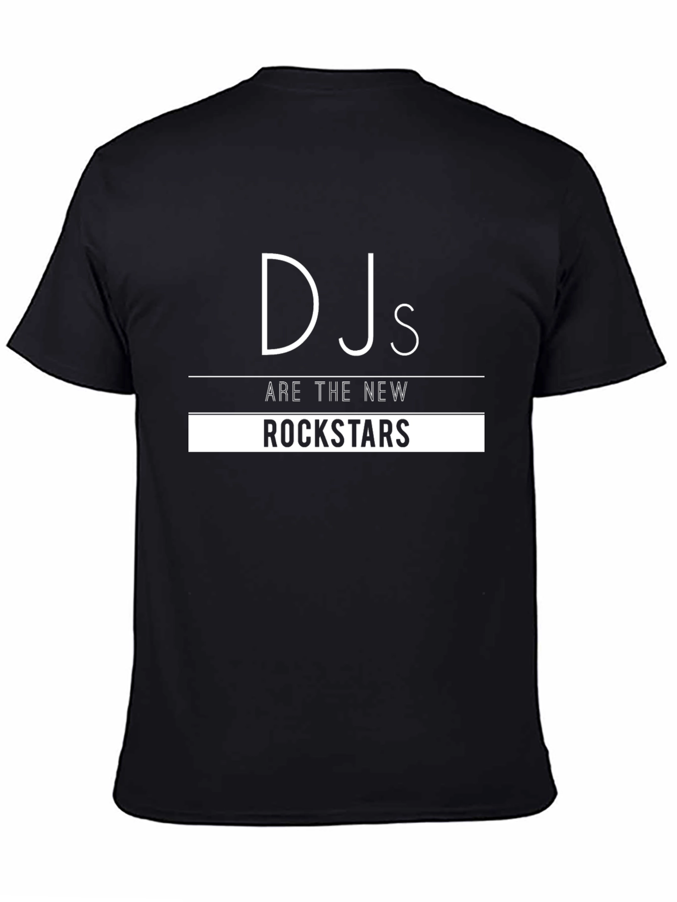 DJs Are The New Rockstars Black Graphic Tee
