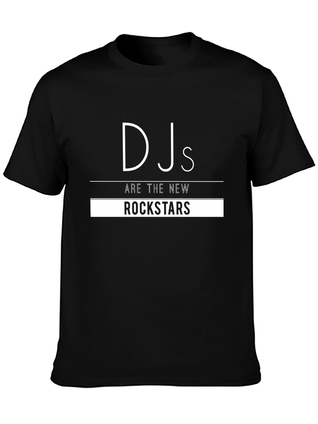 DJs Are The New Rockstars Black Graphic Tee