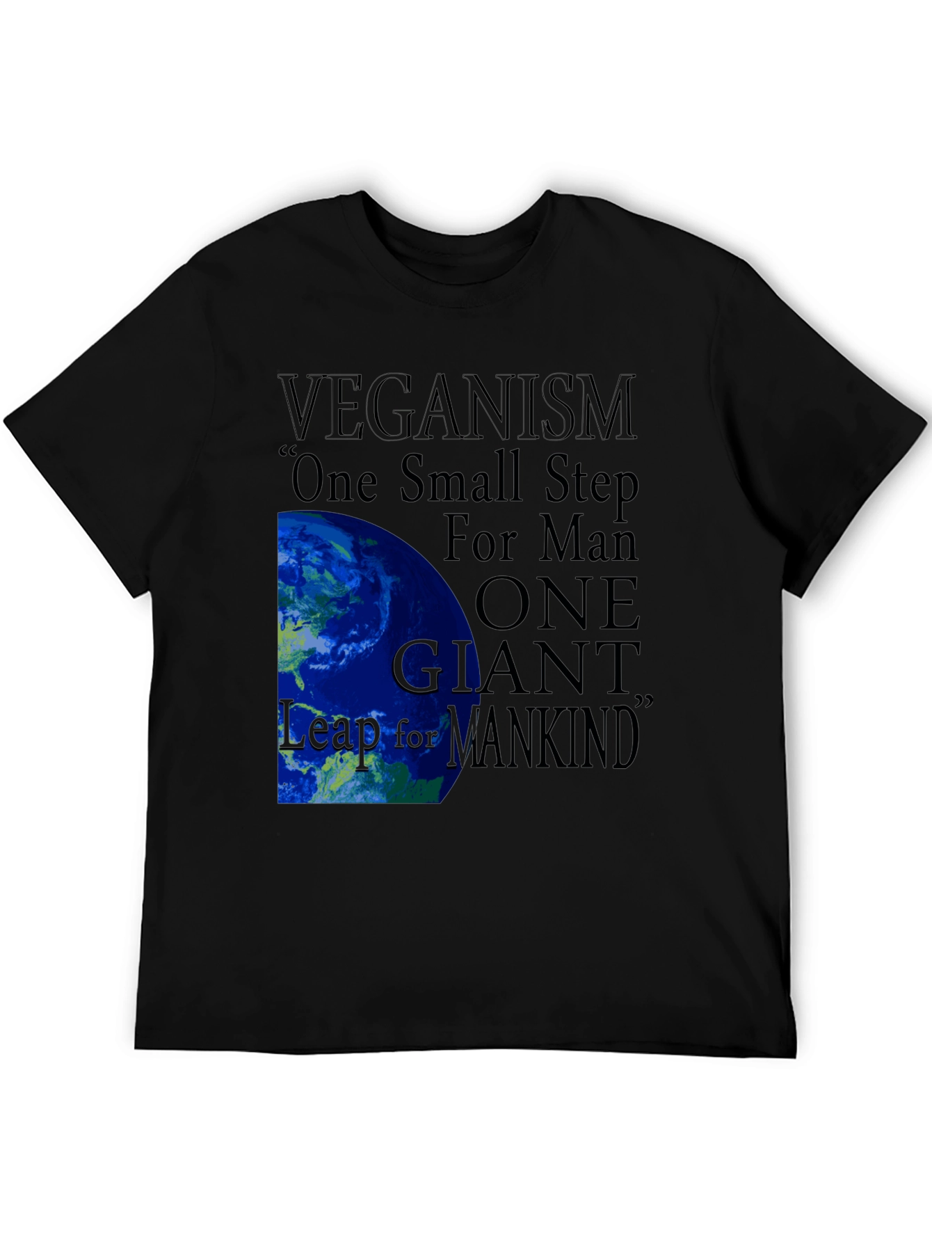 Veganism One Small Step Graphic Tee
