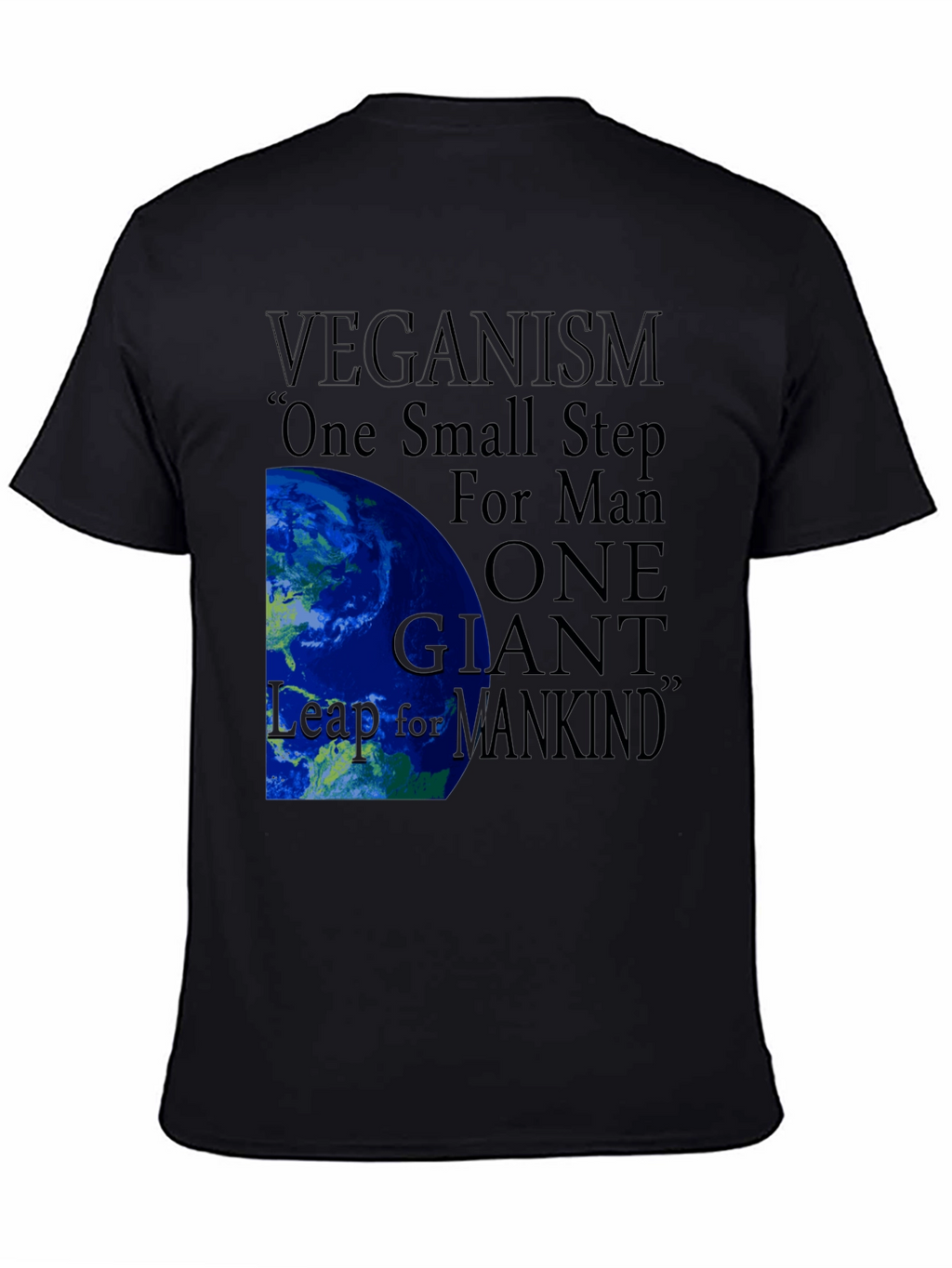 Veganism One Small Step Graphic Tee