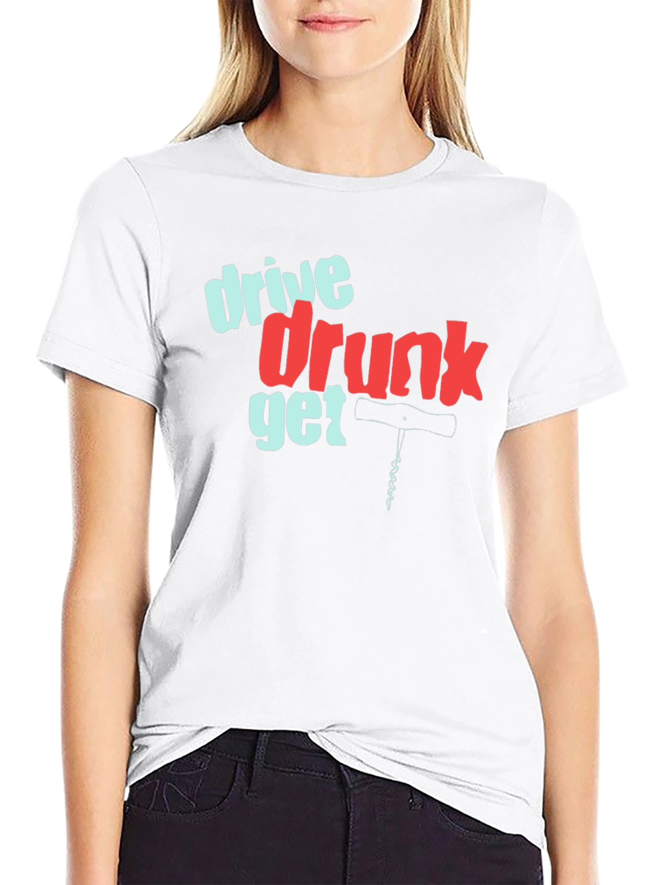 Drive Drunk Get Corked Graphic Tee