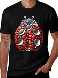 Ladybug Stone Art Graphic Tee