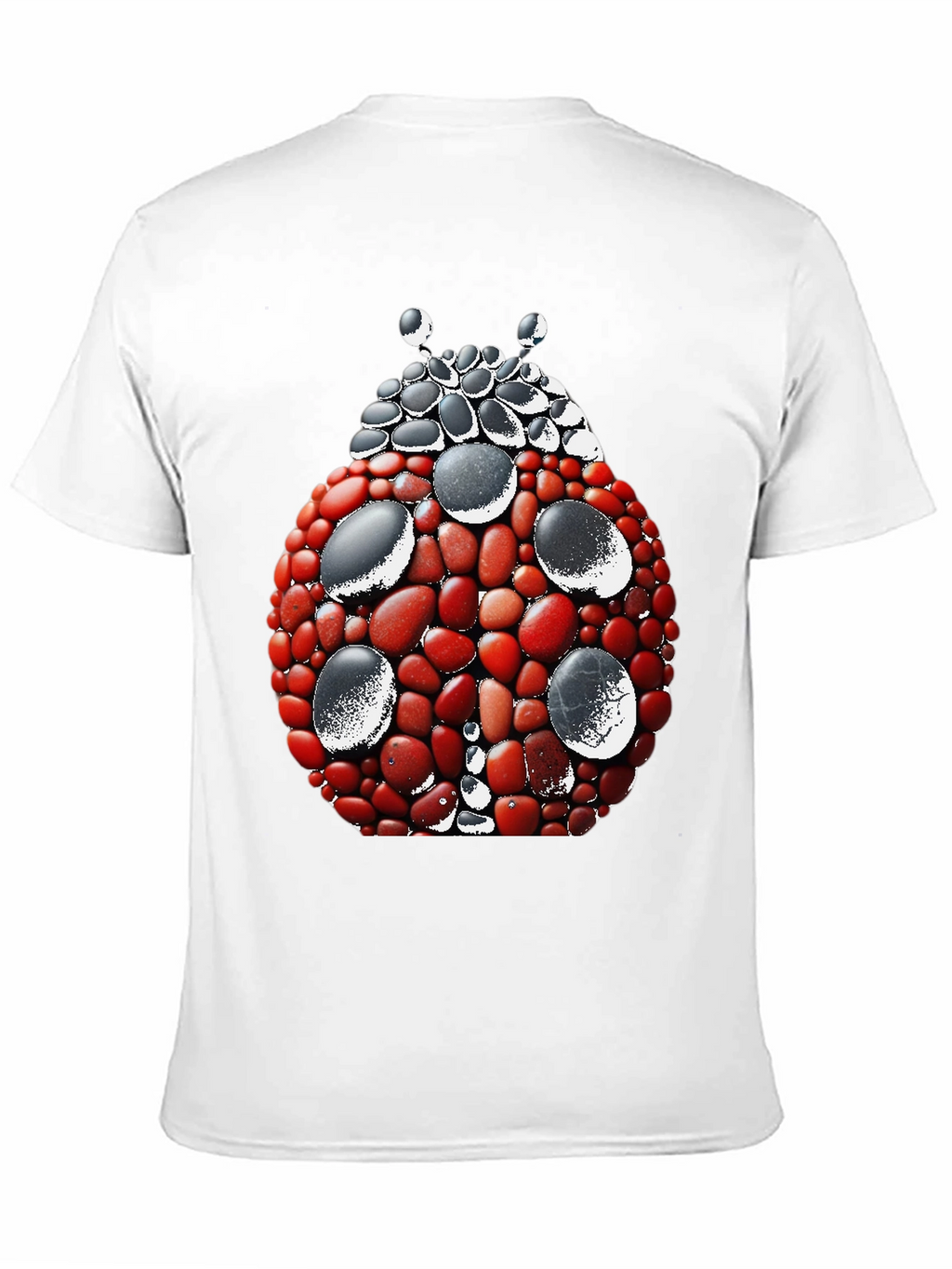 Ladybug Stone Art Graphic Tee