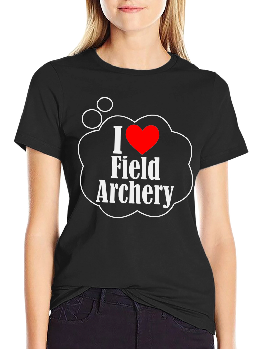 I Heart Field Archery Graphic T-Shirt
