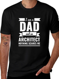 Dad and Architect Funny Graphic T-Shirt