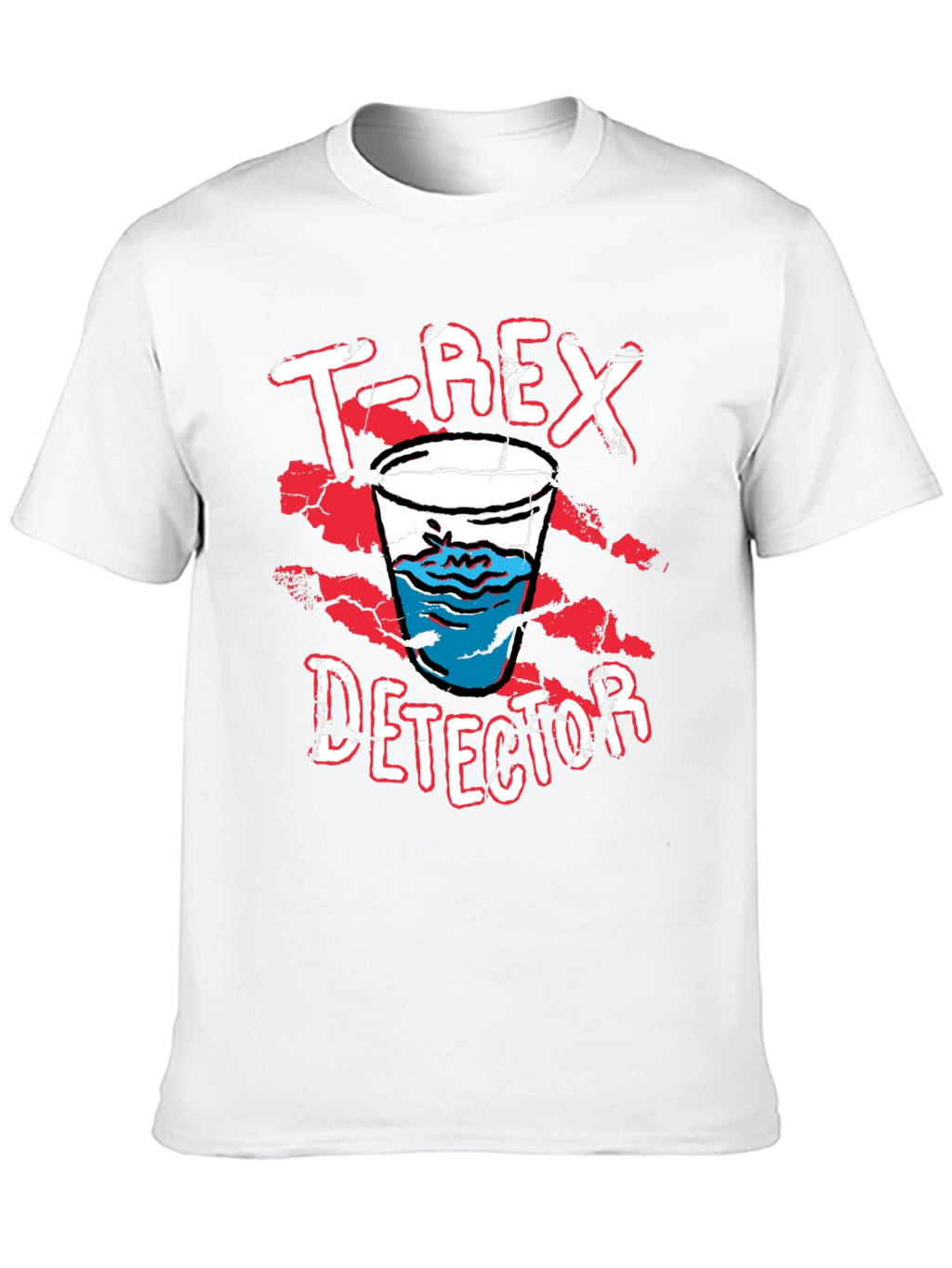 T-Rex Detector Novelty Graphic T-Shirt