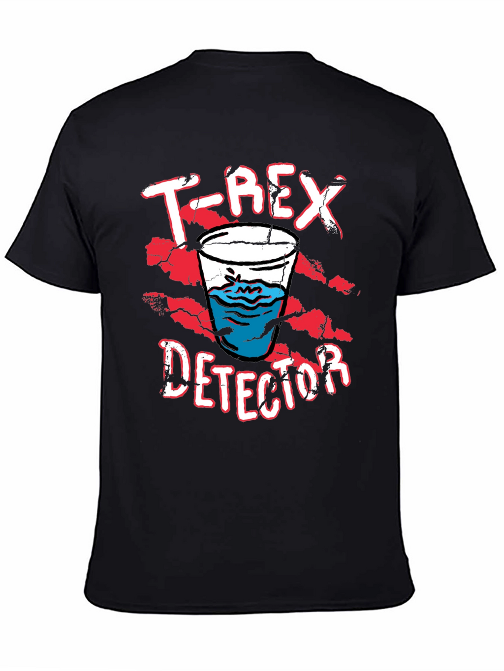 T-Rex Detector Novelty Graphic T-Shirt