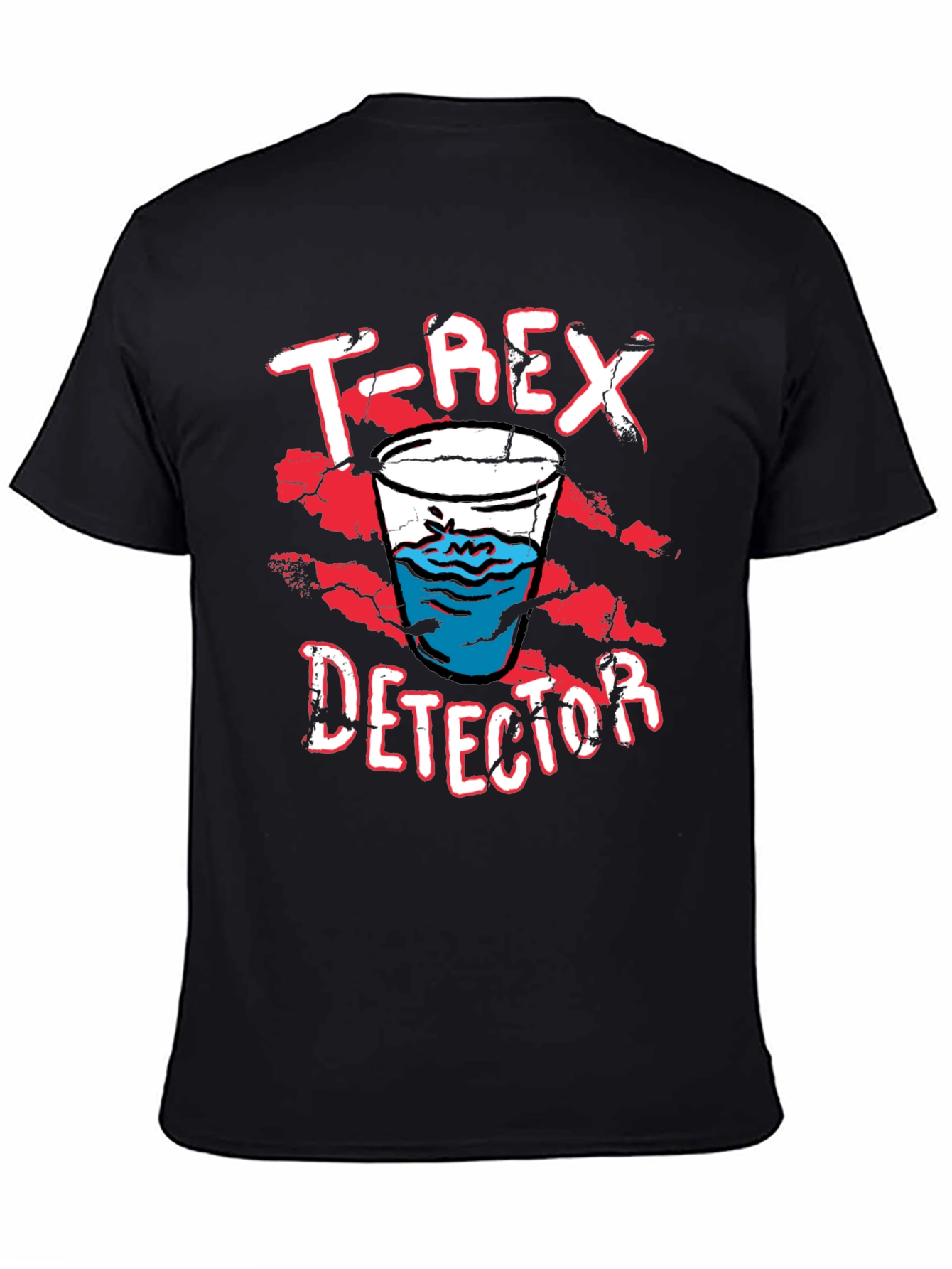 T-Rex Detector Novelty Graphic T-Shirt