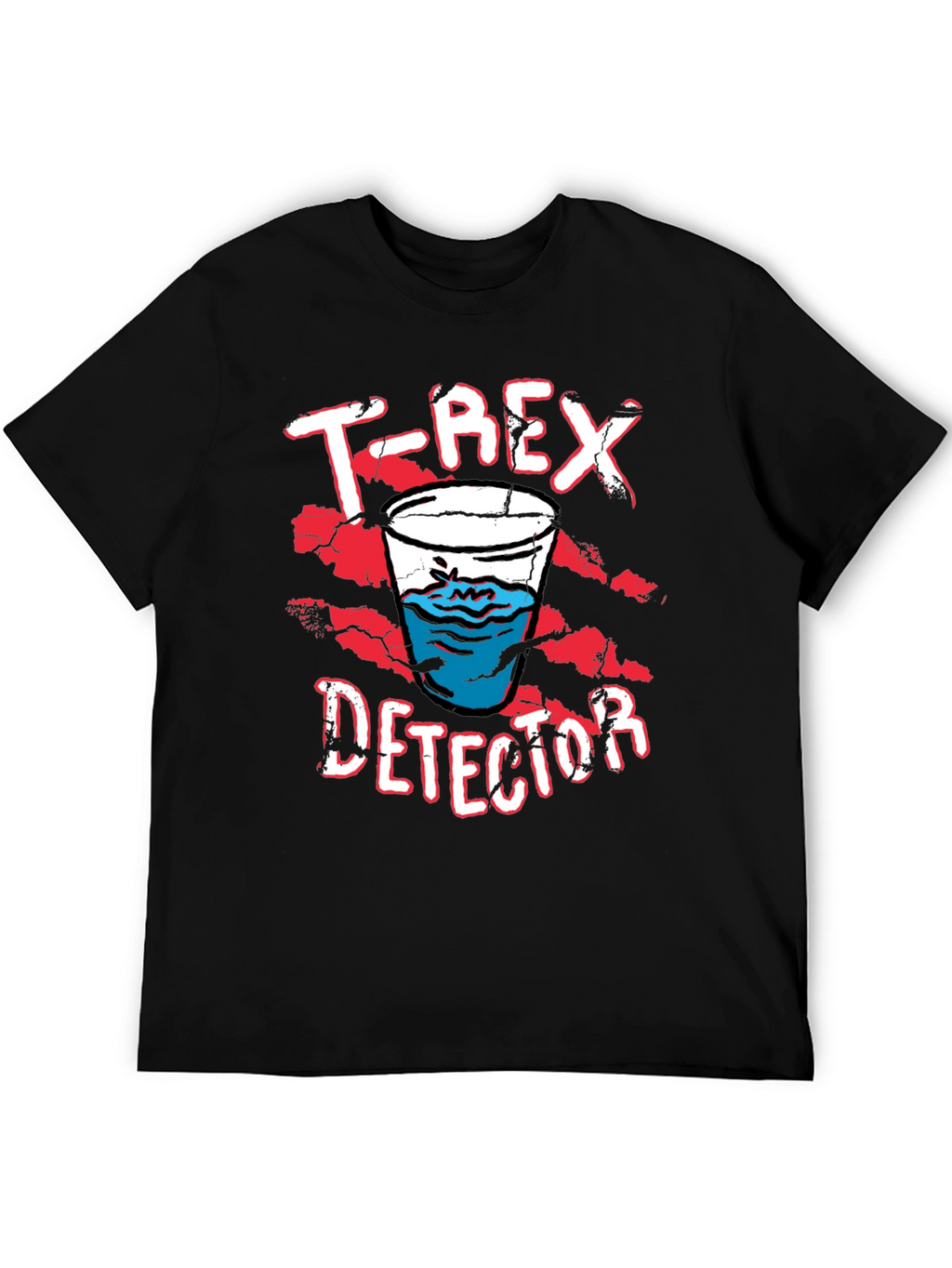 T-Rex Detector Novelty Graphic T-Shirt