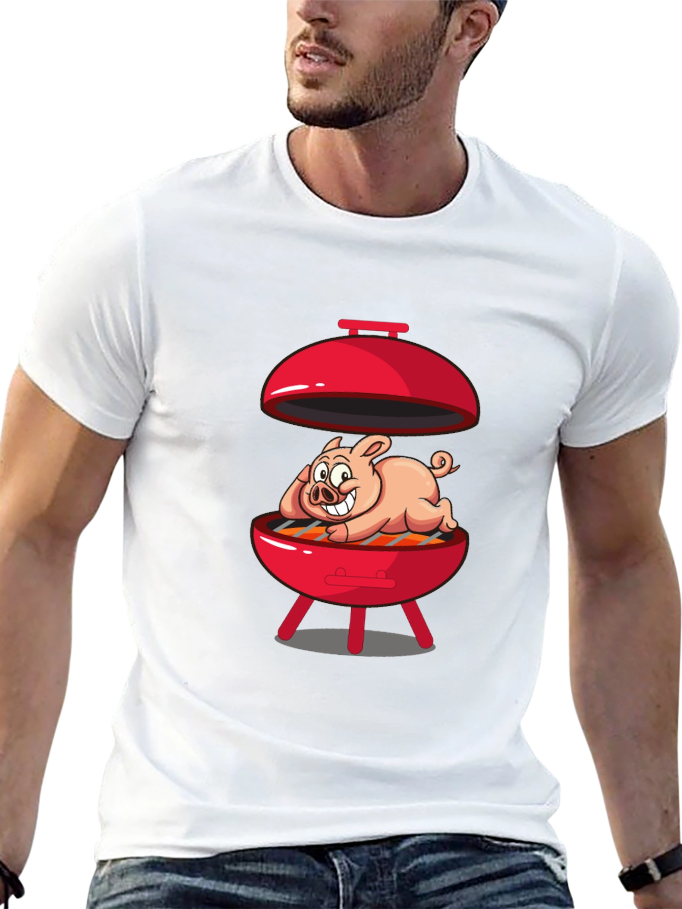 Funny Pig BBQ T-Shirt