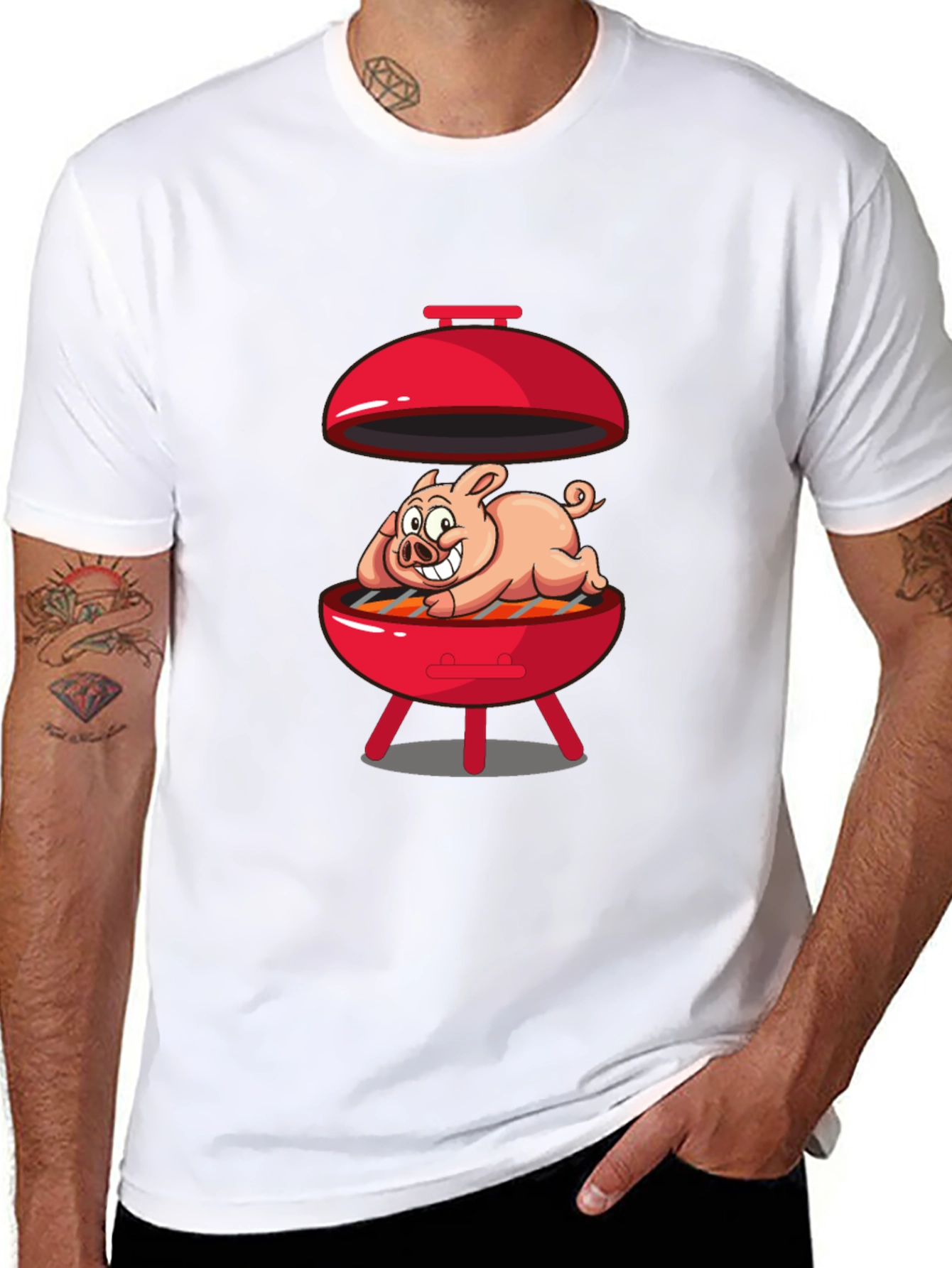 Funny Pig BBQ T-Shirt