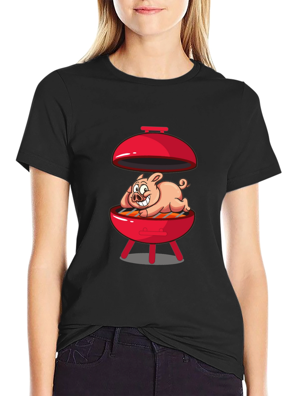 Funny Pig BBQ T-Shirt