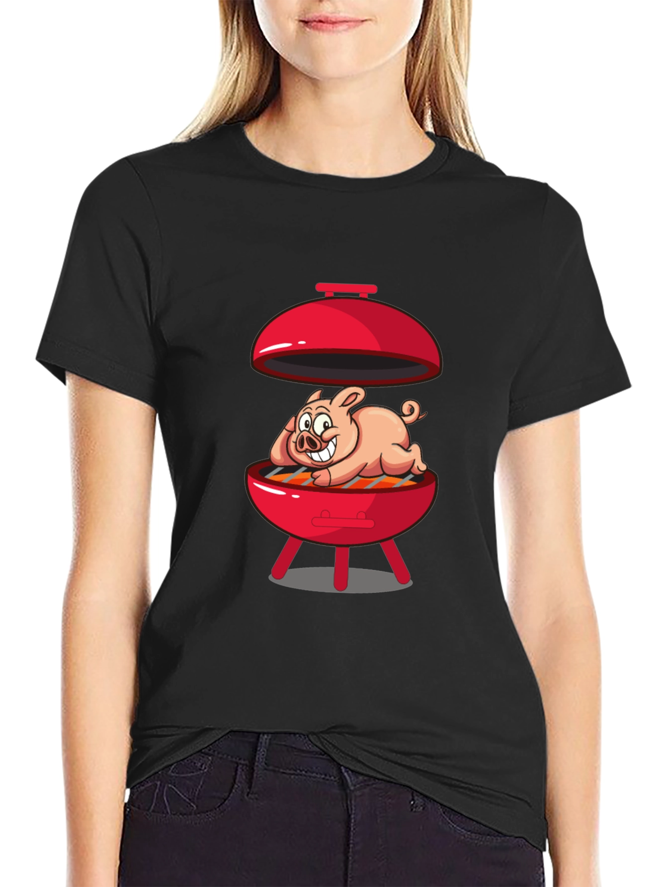 Funny Pig BBQ T-Shirt