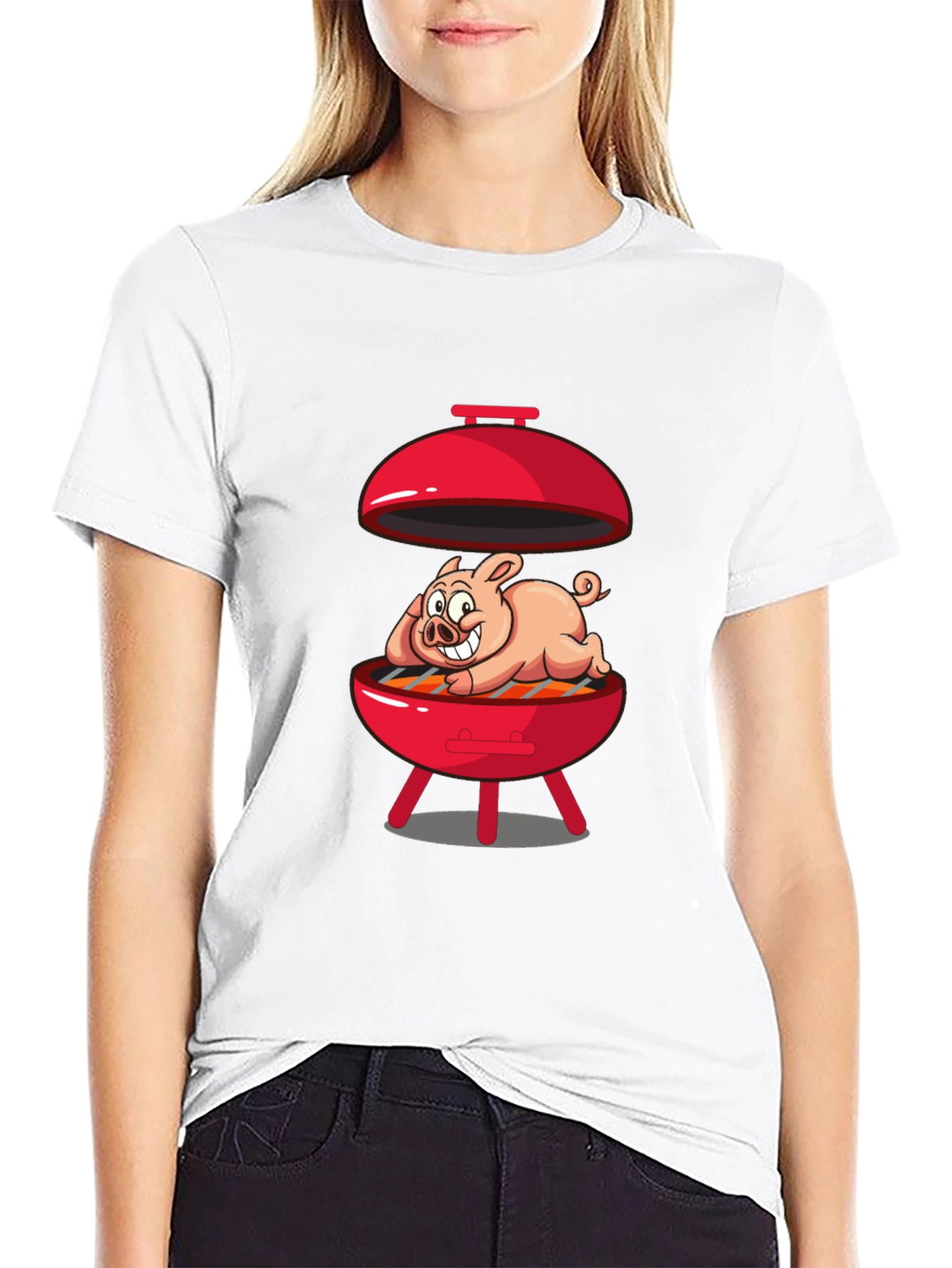 Funny Pig BBQ T-Shirt