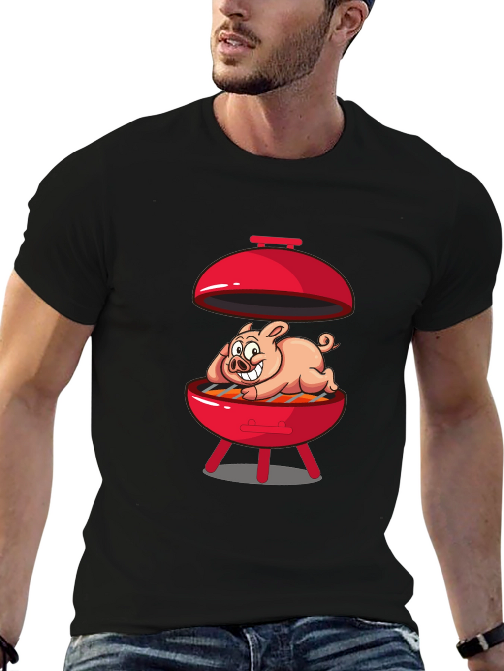 Funny Pig BBQ T-Shirt